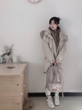 枪枪さん（レディース・160cm）の冬コーディネート