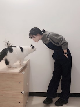 枪枪さん（レディース・160cm）の冬コーディネート