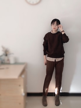 枪枪さん(レディース・160cm)の冬コーディネート