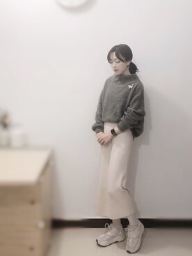 枪枪さん(レディース・160cm)の冬コーディネート