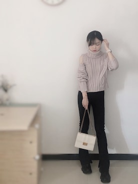 枪枪さん（レディース・160cm）の冬コーディネート