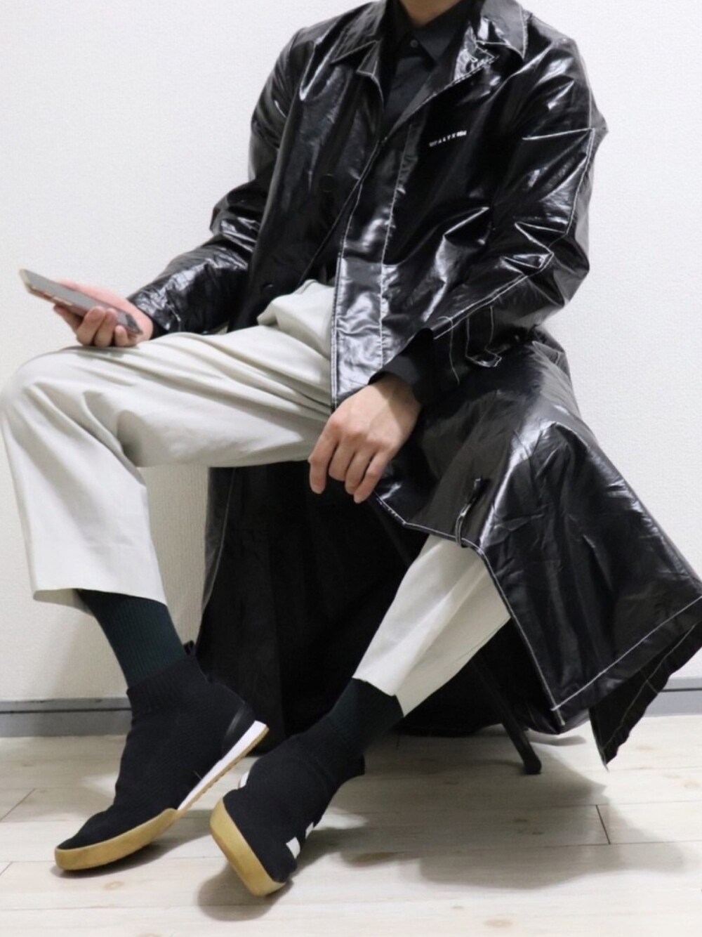 1017 ALYX 9SM 19ss ステンカラーコート 1017 ALYX 9SMのステンカラーコートを使った人気ファッション