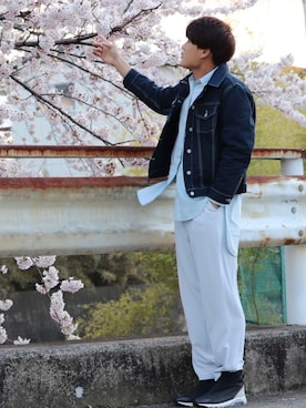 レンさん（メンズ・170cm）の春コーディネート