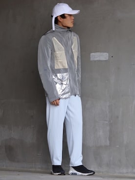 「ADER error（アーダーエラー）のアイテム（ジャケット/アウター）」を使った、レンさん（メンズ・170cm）の春コーディネート