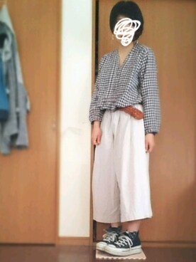 「SM2（エスエムツー）のアイテム（トップス）」を使った、シオリさん（レディース・155cm・10代）の夏コーディネート