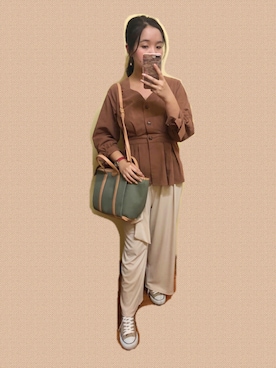 Rinさん（レディース・161cm）の秋コーディネート