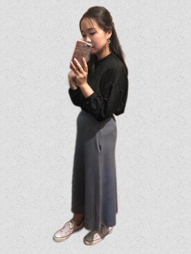 Rinさん（レディース・161cm）の冬コーディネート