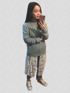 「Coquette（コケット）のアイテム」を使った、Rinさん（レディース・161cm）の冬コーディネート