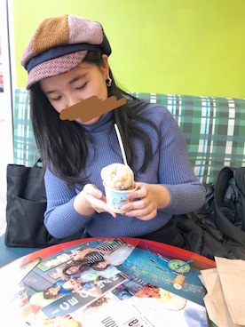 「アイテム（ニット/セーター）」を使った、茶霊さん（レディース・161cm）の春コーディネート