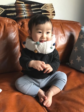 あややさん（キッズ・70cm）の冬コーディネート