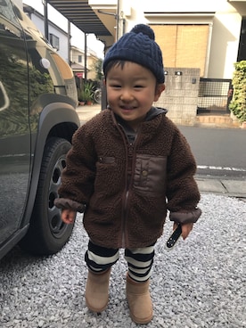 あややさん(キッズ・90cm)の冬コーディネート