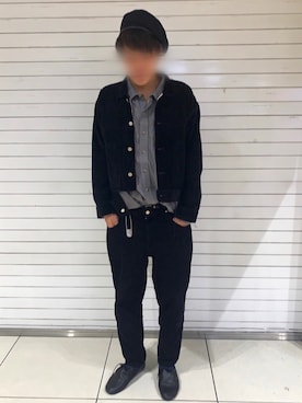 「オーバーサイズシャツ」｜「アイテム（財布/小物）」を使った、daigoroさん（メンズ・181cm）の秋コーディネート