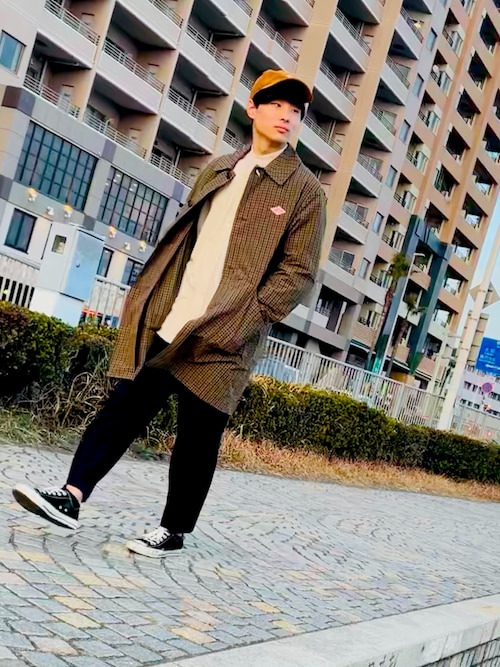 DANTON（ダントン）の「DANTON: ナイロンタフタ チェックコート