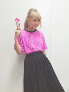 あらかわみか（みかんぬ）さん（レディース・158cm）の夏コーディネート