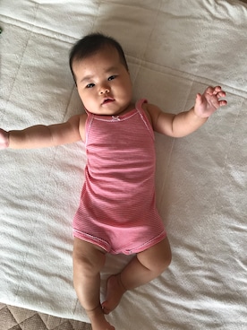 「PETIT BATEAU（プチバトー）のアイテム（キャミソール）」を使った、ねねさん（レディース・160cm）の夏コーディネート