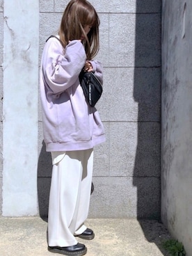 「Dr. Martens（ドクターマーチン）のDr.Martens / ドクターマーチン 1461 3EYE GIBSON SHOE 3ホール ギブソン シューズ ブーツ（ブーツ）」を使った、Tomoyoさん（レディース・153cm）の春コーディネート