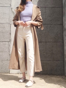 Tomoyoさん（レディース・153cm）の春コーディネート