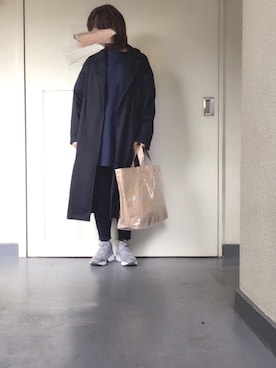 「ペーパーバッグ」｜「アイテム（ジャケット/アウター）」を使った、🅨Ⓤ🅒🅞さん（レディース・157cm）の春コーディネート