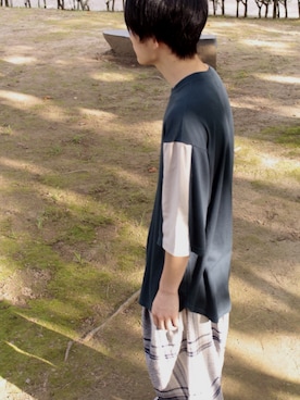 「YANTOR（ヤントル）のアイテム（パンツ）」を使った、あらきさん（メンズ・166cm）の秋コーディネート