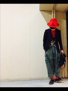 「BellyButton（ベリーボタン）のアイテム」を使った、カ マ ノさん（メンズ・180cm）の夏コーディネート