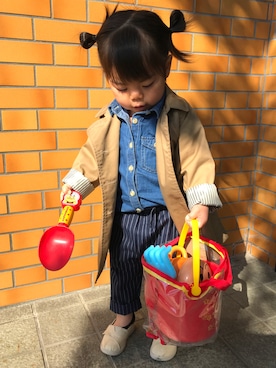 ✩しーちゃろ✩さん(キッズ・90cm)の春コーディネート