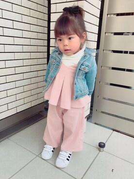 ✩しーちゃろ✩さん（キッズ・90cm）の春コーディネート