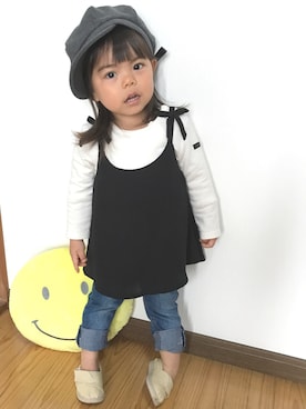 ✩しーちゃろ✩さん(キッズ・90cm)の春コーディネート