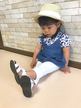 ✩しーちゃろ✩さん（キッズ・90cm）の春コーディネート