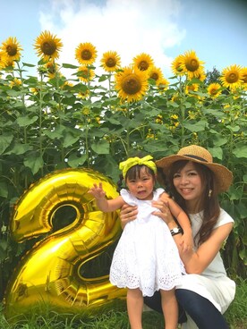 ✩しーちゃろ✩さん（キッズ・90cm）の夏コーディネート