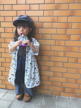 ✩しーちゃろ✩さん（キッズ・90cm）の秋コーディネート