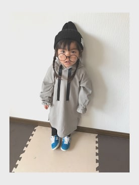 ✩しーちゃろ✩さん（キッズ・90cm）の冬コーディネート