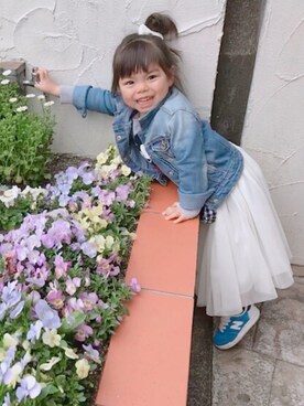 ✩しーちゃろ✩さん（キッズ・90cm）の春コーディネート