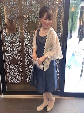 「二次会」｜「アイテム（その他）」を使った、AINAさん（レディース・153cm）の春コーディネート