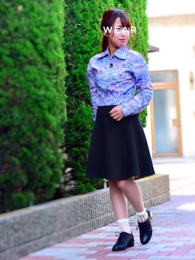 「縛りコーデ」｜AINAさん（レディース・153cm）の春コーディネート