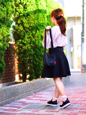 「アイテム（イヤリング）」を使った、AINAさん（レディース・153cm・20代）の夏コーディネート