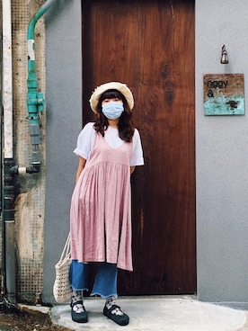 「BIRKENSTOCK（ビルケンシュトック）のアイテム（シューズ、ブラック系）」を使った、priscaaaさん（レディース）の秋コーディネート