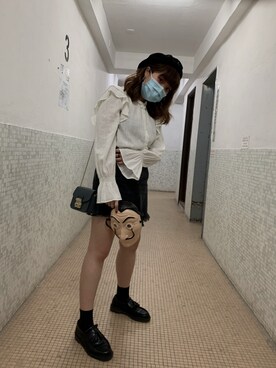 「6IXTY8IGHTのアイテム（トップス）」を使った、priscaaaさん（レディース・155cm）の秋コーディネート