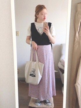 アカミ(akamie)さん(レディース・156cm)の夏コーディネート