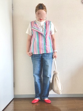 アカミ(akamie)さん(レディース・156cm)の夏コーディネート