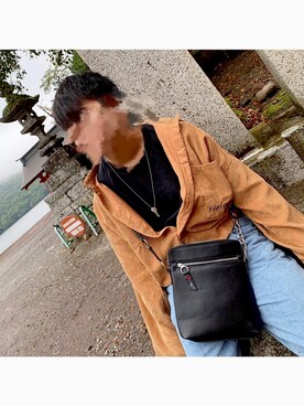 「neos（ネオス）のアイテム（シャツ/ブラウス、その他）」を使った、ぷくプクさん（メンズ・166cm）の秋コーディネート