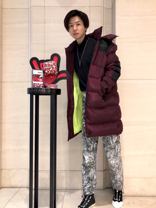 山口真之介 Diesel Accessories Store 阪急西宮ガーデンズ Dieselのネックレスを使ったコーディネート Wear 山口真之介 Diesel Accessories Store 阪急西宮ガーデンズ Dieselのネックレスを使ったコーディネート Wear