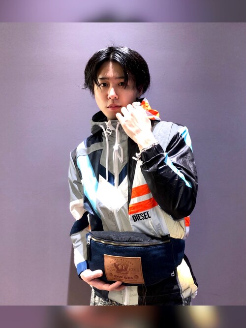 Diesel Accessories Store 阪急西宮ガーデンズ山口真之介さんのブルゾンを使ったコーディネート Zozotown