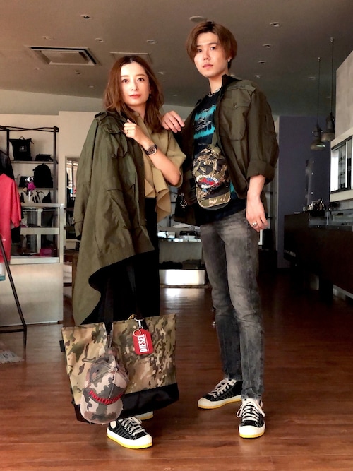 Diesel Accessories Store 阪急西宮ガーデンズ山口真之介さんのシャツ ブラウスを使ったコーディネート Zozotown