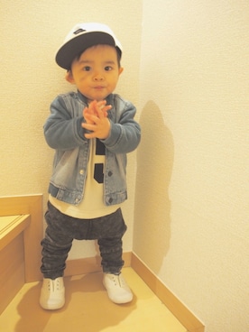 SEI-KOTOさん（キッズ・80cm）の春コーディネート