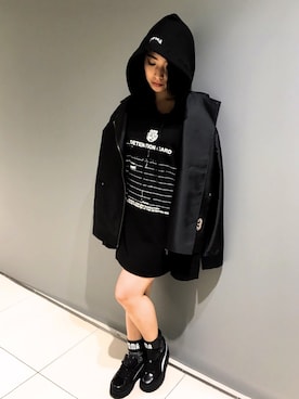 「FentyPumaByRihanna」｜yurina katsuraさん（レディース・165cm）の秋コーディネート