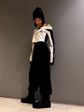 「FentyPumaByRihanna」｜yurina katsuraさん（レディース・165cm）の冬コーディネート