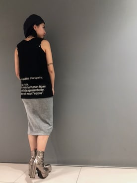 nude:masahiko maruyamaのタンクトップを使った人気ファッション