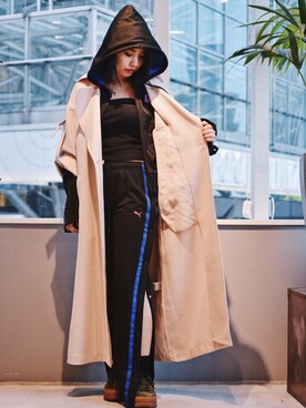 「FentyPumaByRihanna」｜yurina katsuraさん（レディース・165cm）の春コーディネート