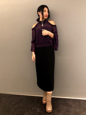 「店頭コーデ」｜yurina katsuraさん（レディース・165cm）の夏コーディネート