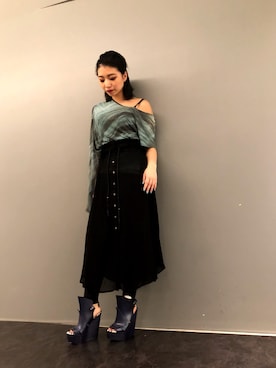 「エアリー」｜yurina katsuraさん（レディース・165cm）の夏コーディネート